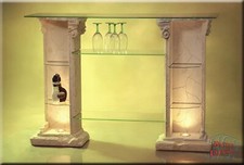 Fernsehtisch Lowboard Sideboard TV & HiFi Rack Wandregal Tisch Möbel Antik