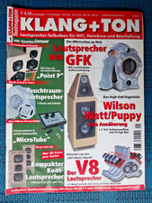 KLANG & TON, 1/08, WILSON WATT/PUPPY DIE BOX UND DEREN AUFBAU, FOSTEX 400A-HR,
