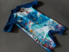 Next UV Schutzanzug Baby Jungen 98 2-3 Jahre Sommer Einteiler Fische Meer Nemo