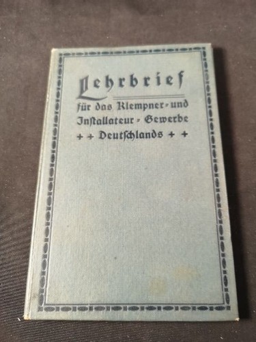 Lehr brief 1890 - lehr-brief, um