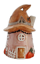 Deko Windlicht Keramik Haus