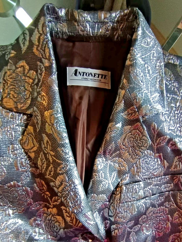Luxuriöser seiden blazer grau - luxuriöser,