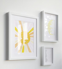 Bilderrahmen-Set Weiß 9-teilig IKEA RÖDALM & SANNAHED Komplettset