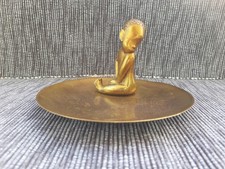 Bronze Schale mit Afrikanischem Kind / Hagenauer Wien