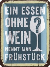 Retro Blechschild lustig