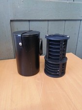 Objektiv Köcher Tasche 23cm Hoch mit Filterschutz Einsatz (17)