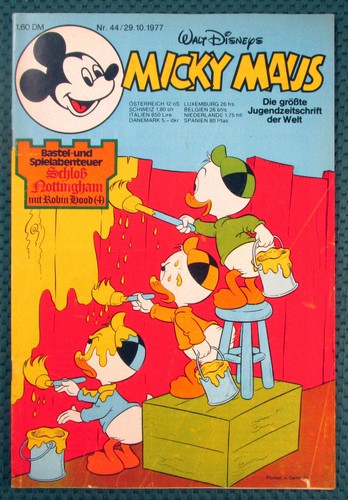 Micky maus 1977 heft - heft, vom
