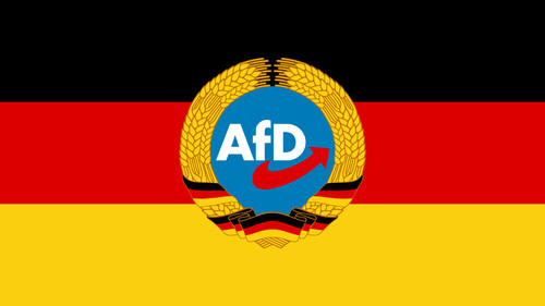 Ddr afd bootsfahne - afd,