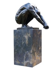 Bronze figur skulptur - figur,