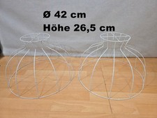 2x Lampenschirm Gestell Ø 42