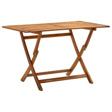 Gartentisch 120x70x75cm Braun