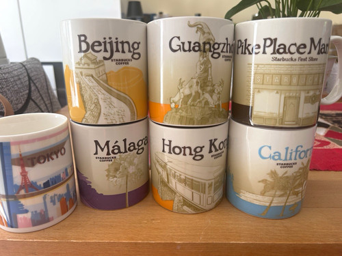 Starbucks city mugs - starbucks,