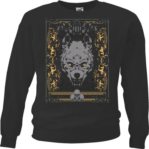 Sweatshirt wolfskopf biker - sweatshirt,