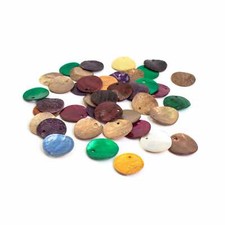 40 Perlmuttscheiben 15 mm