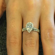 2,30 Kt Tropfen Hochzeit Braut