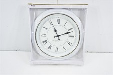 Mebus 19233 Quarz Wanduhr 40 cm x 5 cm Weiß