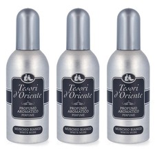 tesori d´Oriente muschio bianco white musk Eau de Toilette parfüm 3x100ml