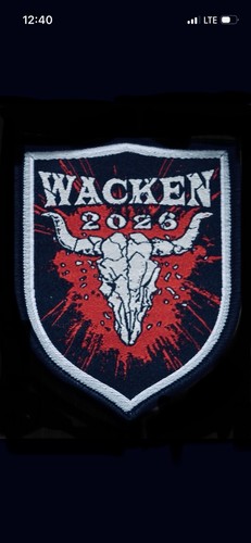 Wacken 2026 patch aufnäher - patch,