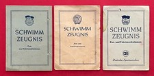 3 x DDR Ausweis Schwimm