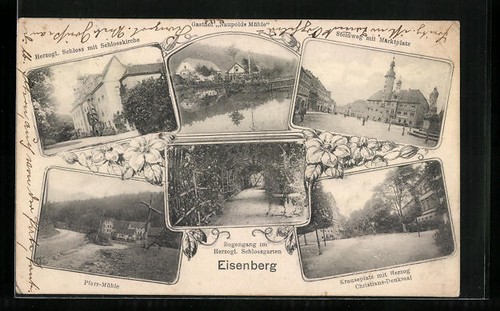 Eisenberg pfarr mühle - ak, pfarr-mühle