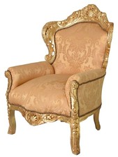 Barocksessel XXL Gold