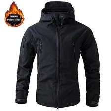 Herren Winter Wasserdichte Fleece Outdoor Warme Jacke M-5XL