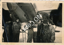 Foto WK2  Flugzeug HE 111 Empfang nach 1000 Feindflug Champagner    X141