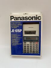 Panasonic JE-615P Taschenrechner Minikasse Abrechnungen ✅Tischrechner