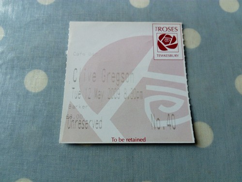Clive gregson concert ticket - clive,