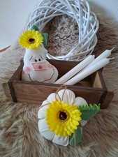 Dekoration Herbst 2 Süße Kürbisse  Shabby  Landhaus Tilda-Art Handarbeit 