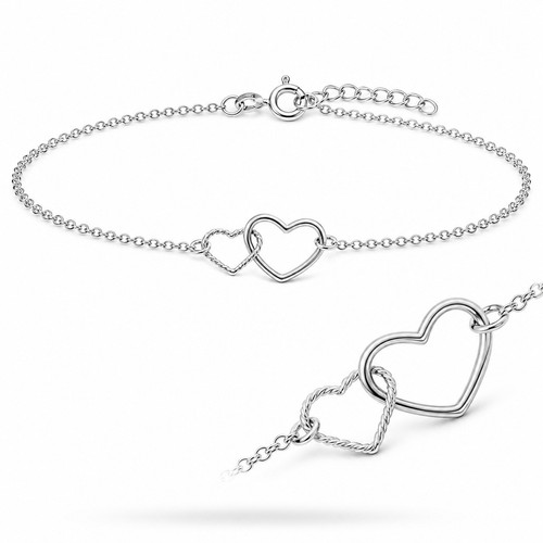 Fußkette fußkettchen herzen - fußkette,