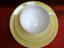 Arzberg Bastdekor 2000  1x Teegedeck  Maisgelb gebrauchter sehr guter Zustand!