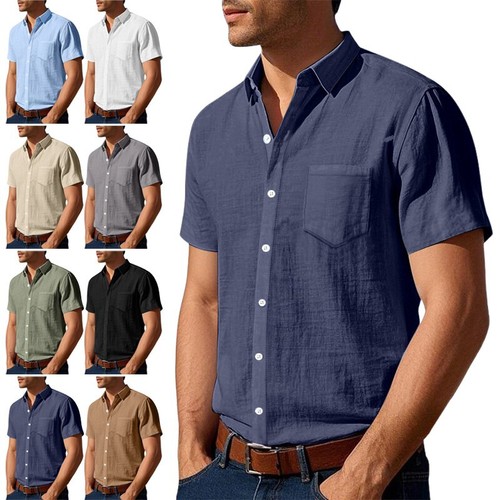Herren beqeum leinen kurzarm - herren,