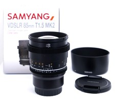 Samyang 85mm T1.5 VDSLR MK2 MF Cine-Tele & Portrait-Objektiv - Fujifilm X