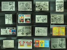 SPIELZEUG: Versch. Beipackzettel BPZ & Folienaufkleber AKF D bis 1985 z. Auswahl