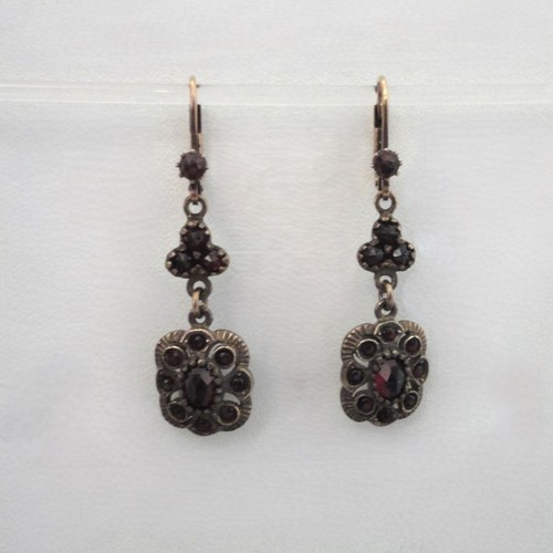 Granat ohrringe granatschmuck - granat,