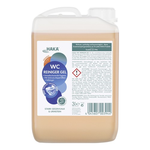 Haka reiniger gel - wc, orange