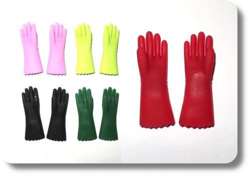 Miniatur putzhandschuhe - miniatur,