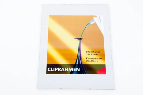 Rahmenloser cliprahmen 35x50cm - rahmenloser,