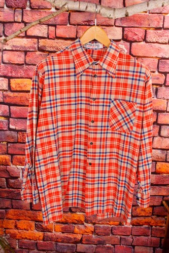 Vintage orig 60er hemd rot - orig,