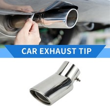 gebogene Auspuffblende mit