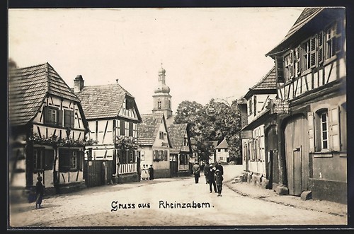 Ansichtskarte rheinzabern - ansichtskarte,
