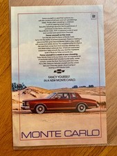 Chevrolet Monte Carlo Chevy