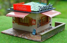 Faller H0 B 212, Kiosk/Trinkhalle/Büdchen mit Figur, vintage, fertig gebaut