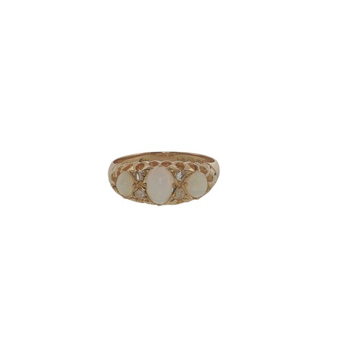 Vintage gold ring mit - vintage, kt