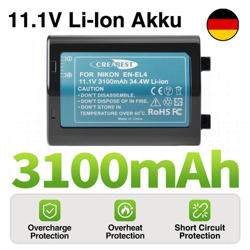 Akku für nikon el4 el4a - für, en-el4