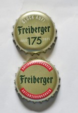 2 Kronkorken - gebraucht - Freiberger Aktionskronkorken, 2025