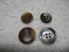 Knöpfe Sakkoknopf braun und