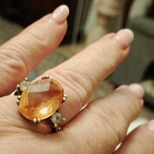 925 sterlingsilber ring citrin - sterlingsilber,