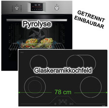 Herdset AEG Pyrolyse Backofen